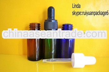 15ml,30ml cobalt glass bottles wholesale with sharp glass pipette