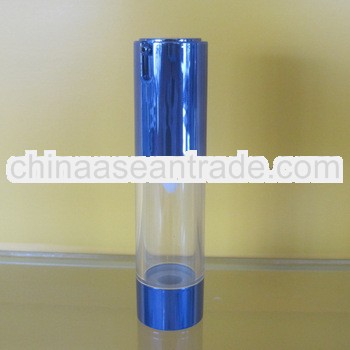 15ml AS silver airless pump bottles hot sale
