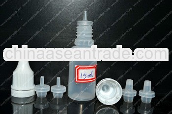 15ml PE tamper proof / pilfer evident bottle