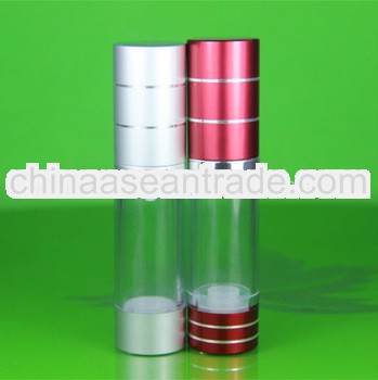 15ml empty airless pump bottle for personal care product