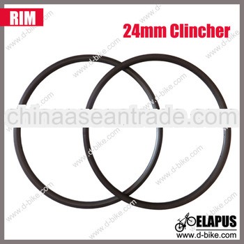 16H-36H Carbon Bicycle Rim Clincher 24mm in Lowest Price