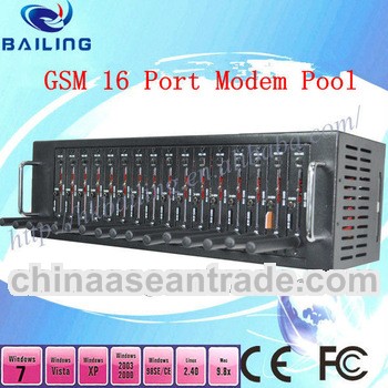 16 Port Modem Pool for send bulk SMS MMS with Wavecom and Siemens Module SMS Machine SMS Modem Pool