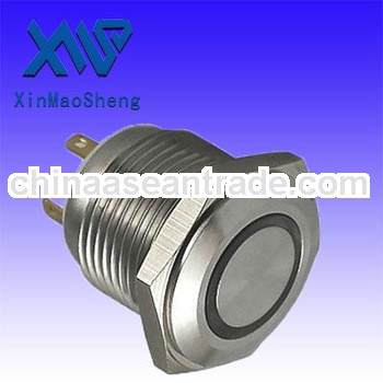 16mm push button switch with ring illuminated screw type button switch button switch with illuminate