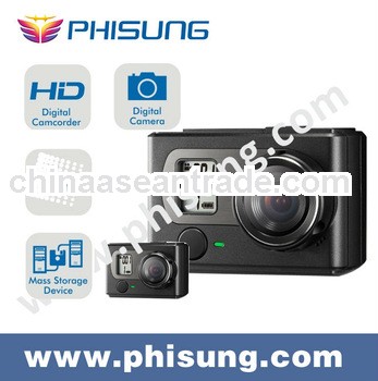 170 degree wide angle FHD 1080P sports camcorder