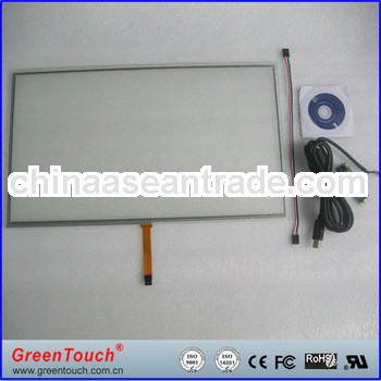 17.3ch 4wire resistive touch screen overlay