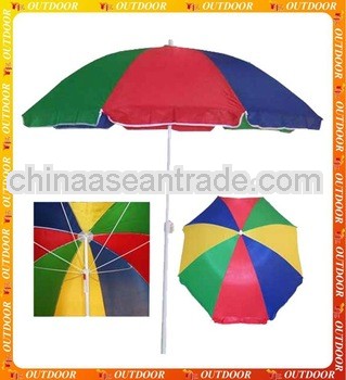 180cm Multi-colored beach umbrella(patio umbrella,parasol)