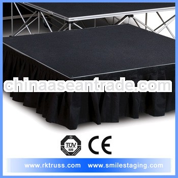 1*1m Plywood stage podium for dj booth.DJ Booth Podium