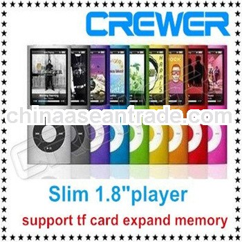 1.8"LCD MP3/MP4 Video Radio FM Player For 2GB 4GB 8GB 16GB SD TF Card