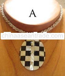 Bead Necklace, Mother pearl, Shell Jewellery