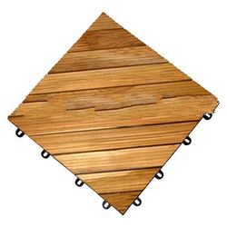 Wooden Garden Tile Flooring