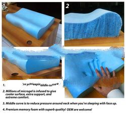 PREMIUM MOULDED INFUSED GEL MEMORY FOAM PILLOW