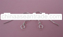 EWFMN10 - 925 Sterling Silver French Earring Hooks with Ball