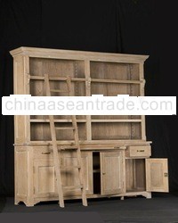 classic open bookcase