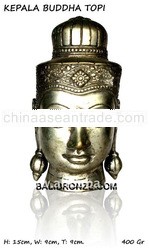 KEPALA BUDDHA TOPI - BaliBronze.Com
