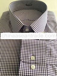Men shirt - Dark Brown 100% cotton