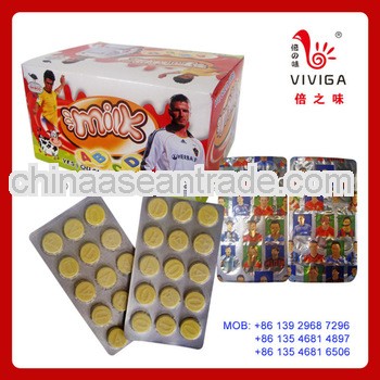 1g Football Star Dry Milk Candy
