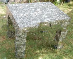 table made from seashell