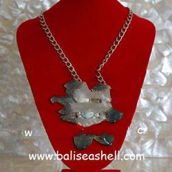 black pearl shell pearlised necklace jewelry bali