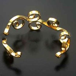 brass bangle cuff Y.183b-1