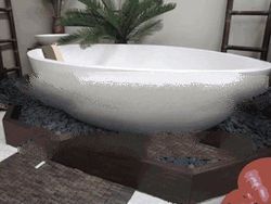 Bathtub terrazzo