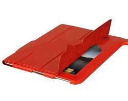 Beyza Red Executive II Leather Slim Case for tablet pc