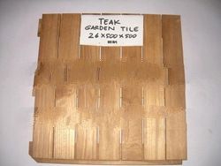 Teak Garden Tile