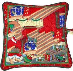Santa Sack Christmas Pillow Cover
