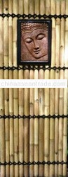BAMBOO FENCING with Buddha insert