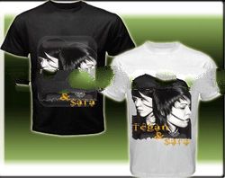 New Tee T-Shirt With "TEGAN & SARA" Image