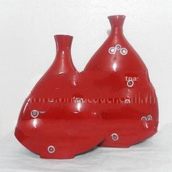 Lacquer vase, Lacquerware, Vase, home decoration, mother of pearl