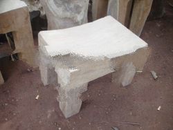 teak root small chair