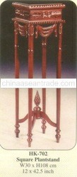 Square Planstand Mahogany Indoor Furniture.