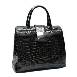 Genuine Crocodile Skin Handbag