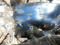 Big Blue Amber For Carving