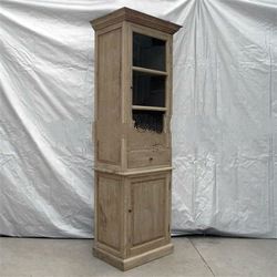 Distressed furniture cabinet