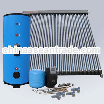 200L Split Evacuated Tube Pressure Solar Collector with Water Tank