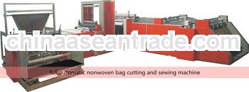 2012 High qualityFull automatic nonwoven bag cutting and sewing machine, rice bag making machine