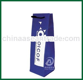 2012 New single bottle non woven Wine Bag
