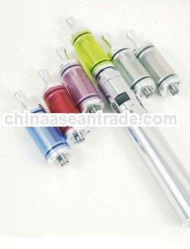 2012 Newest Colorful 3ml/6ml aluminum cone DCT vaporizer with 2 holes in cartomizer