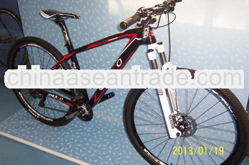 2012 OEM carbon frame 29er MTB mit ROCKSHOX fork 8.5kg light weight red and black 30speed bicycle fo
