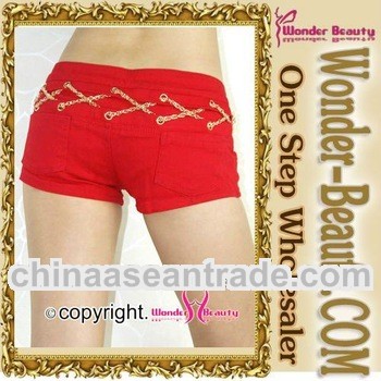 2012 Red sexy short pants for lady
