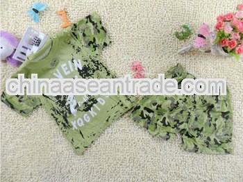 2012 Wholesale boys camouflage suit