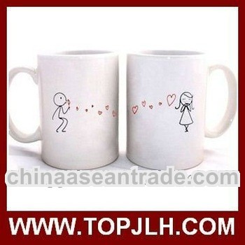 2012 christmas gift Coated Lovers Mug For Sublimation