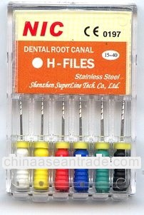 2012 hot sale S.S. H-files Hand Use for dental use
