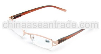 2012 hot sell slim metal reading glasses