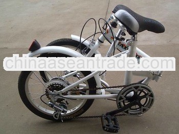 2012 hot selling lightweight portable folding bicycle