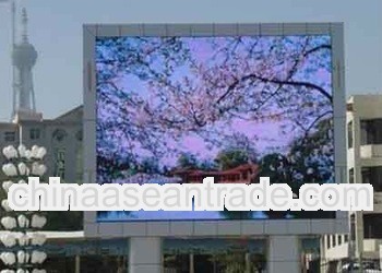 2012 latest invention HD full color led video display P10