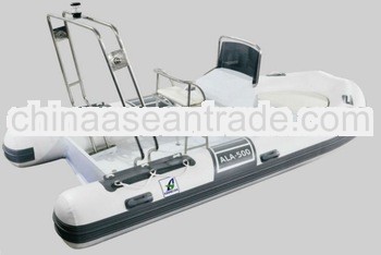 2012 new aluminum rigid inflatable boat with new console and seat