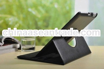 2012 new arrival! 360 rotating function for ipad leather case,ipad case 360