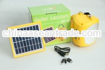 2012 popular solar lantern with mobile charge